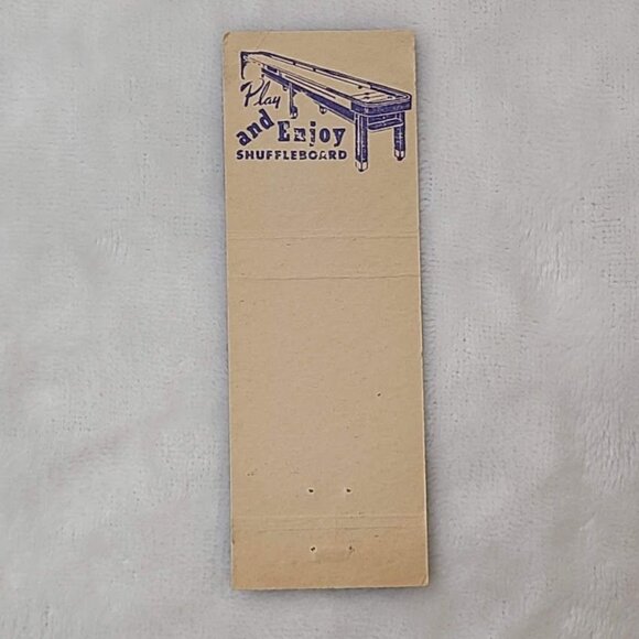 Vintage Matchbook Cover Braugh’s Tavern Monticello IN Indiana Blue - Picture 5 of 5